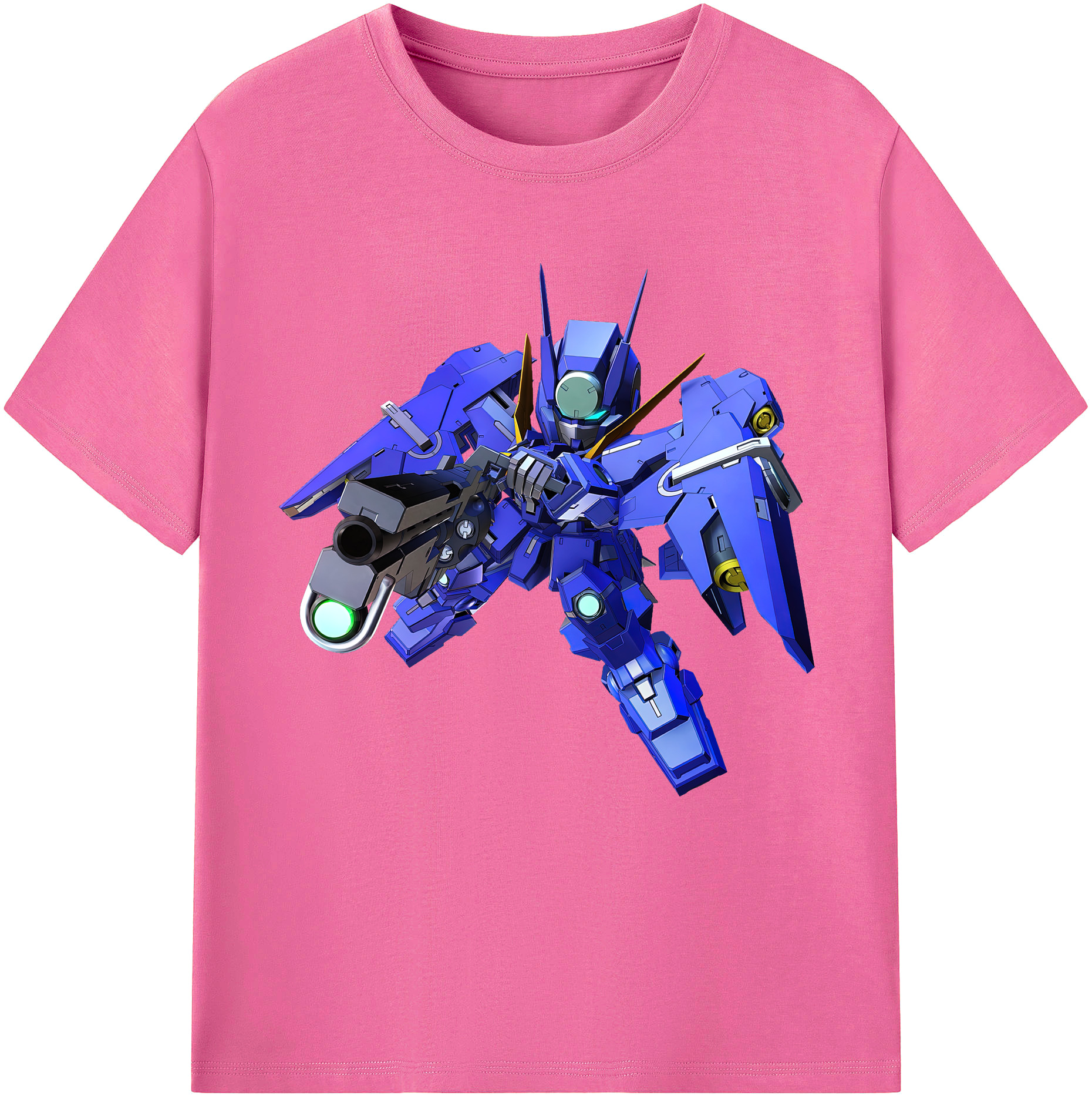 （画像用） 機動戦士ガンダム Mobile Suit Gundam レディースカジュアルプリントTシャツ（綿100％）